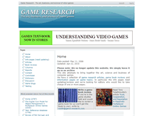 Tablet Screenshot of game-research.com